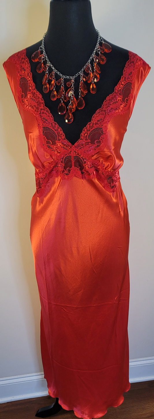 The Red Affair Lingerie Gown